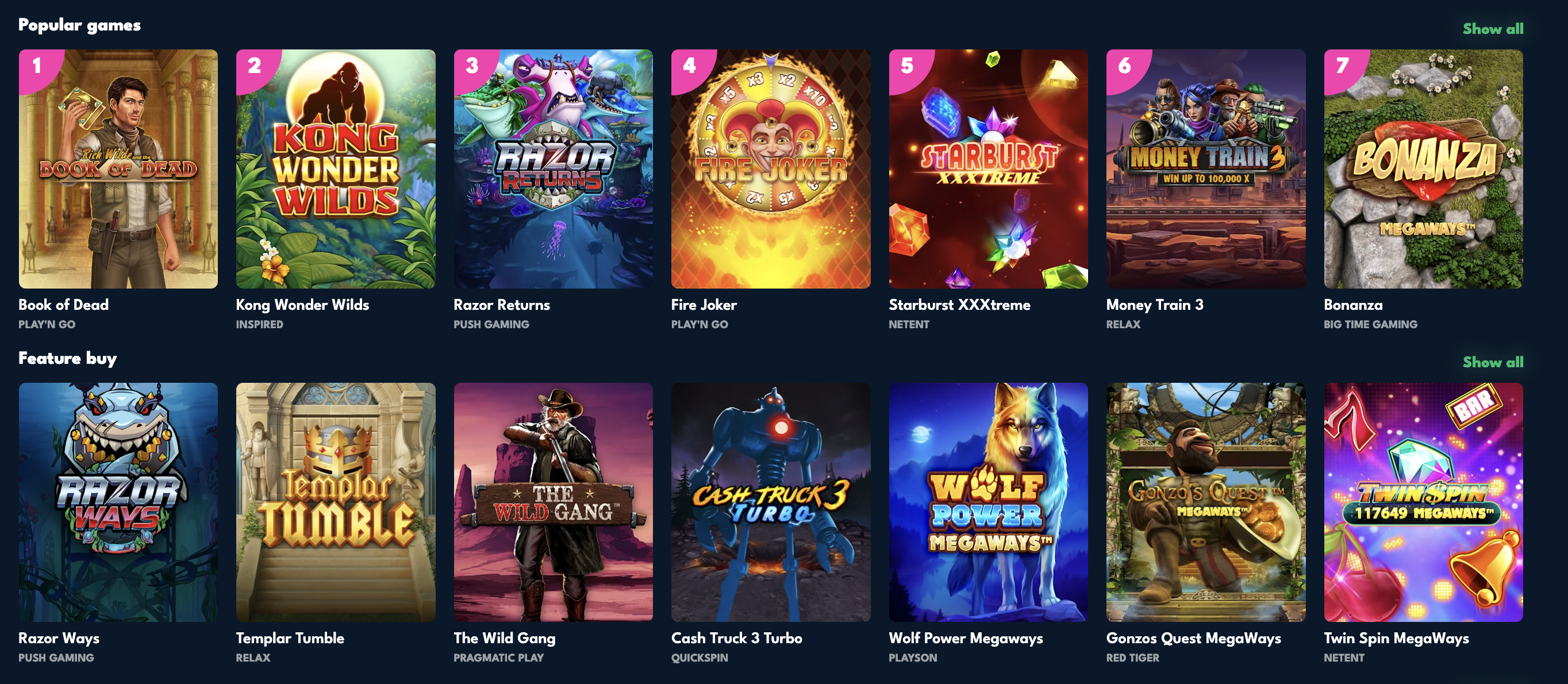 Rocket riches games